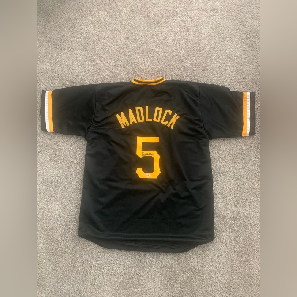Bill Madlock Autographed Jersey Authenticity